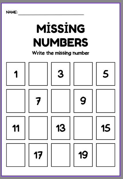 Missing Numbers